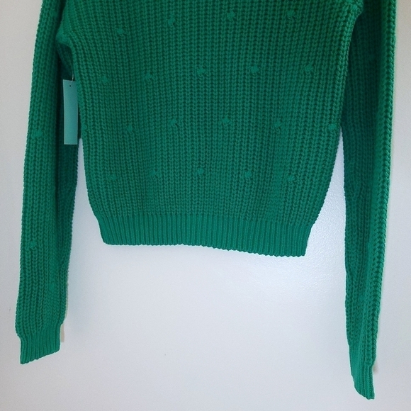 Abound Green Lake Ribbed Knit Doleman Sleeve Sweater - Picture 3 of 14